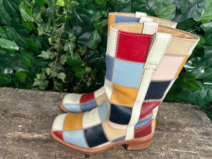 zo goed als nieuw patchwork sendra laars maat 38