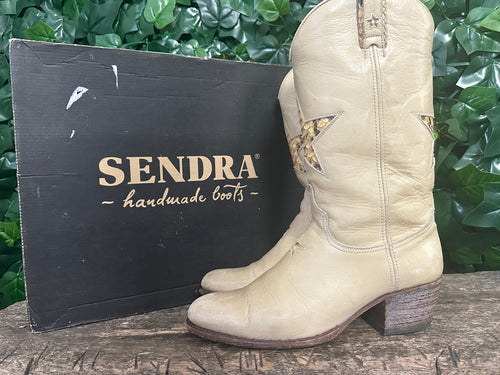 supergave laars met pythonleer van Sendra maat 39