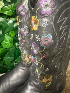 mooie sendra laars met bloemen maat 40