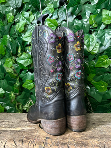 mooie sendra laars met bloemen maat 40