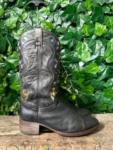 mooie sendra laars met bloemen maat 40