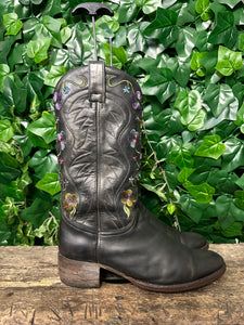 mooie sendra laars met bloemen maat 40